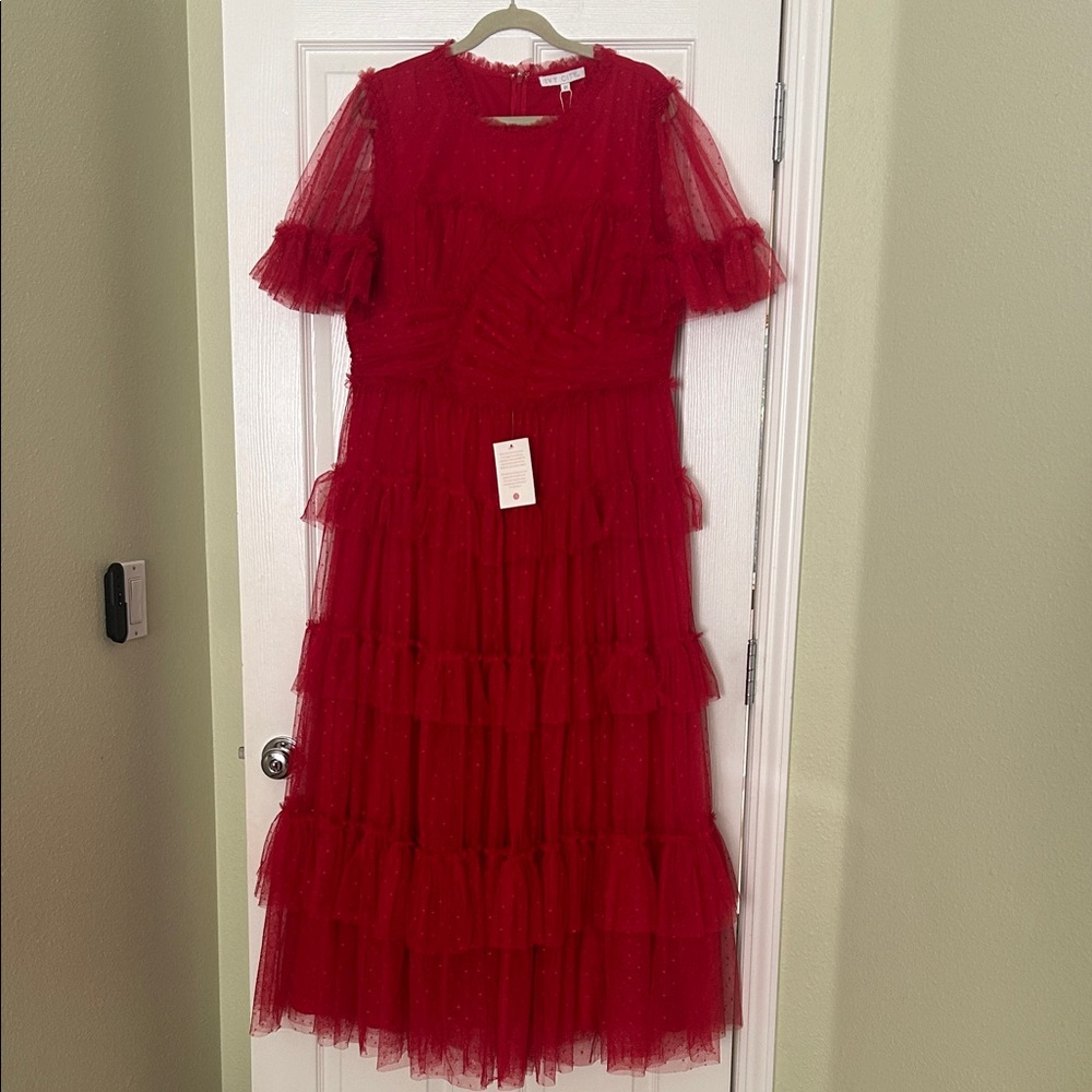 Ivy City Co Whimsical Red Dress